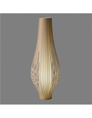 Lampadaire MIRTA Piedra, LED E27 3x15W, avec interrupteur à câble