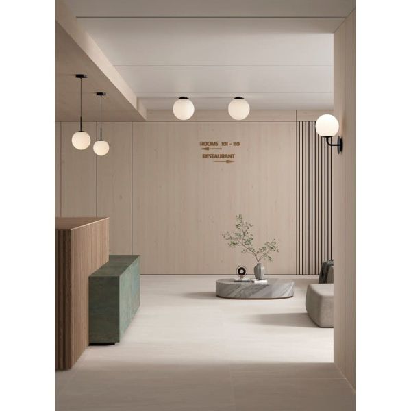 Plafón de techo PARMA Ø 30cm Oro Viejo o Negro Mate/Opal, LED E27 15W, IP44