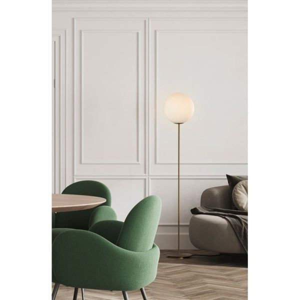 Lámpara de Sobremesa  PARMA Ø 30 cm Oro Viejo o Negro Mate/Opal, 15W E27