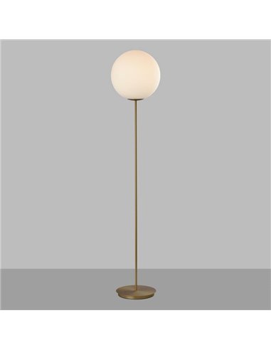 Lámpara de Sobremesa  PARMA Ø 30 cm Oro Viejo o Negro Mate/Opal, 15W E27