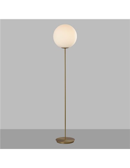 Lámpara de Sobremesa  PARMA Ø 30 cm Oro Viejo o Negro Mate/Opal, 15W E27