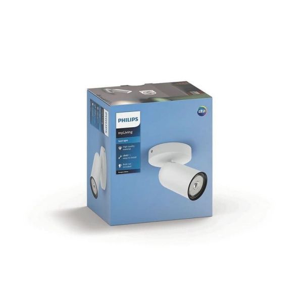 Foco Orientable PONGEE Color Blanco para Techo/Pared | LeonLeds