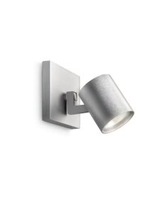 Foco Orientable RUNNER Color Aluminio Bombilla Techo/Pared | LeonLeds