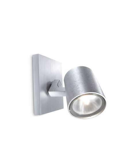 RUNNER Spot Orientable Couleur Aluminium Plafond/Ampoule Murale | LéonLeds