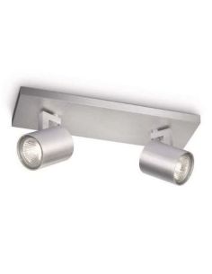 Regleta de 2 Focos Orientables RUNNER Aluminio| LeonLeds