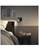 Foco Orientable Techo/Pared RUNNER Color Negro para interior | LeonLeds