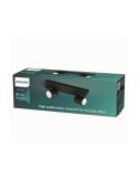 Regleta 2 Focos Orientables RUNNER Negro Techo/Pared | LeonLeds
