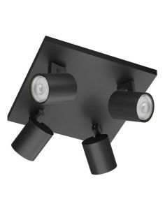 Regleta 4 Focos cabezales Orientables Techo/Pared RUNNER| LeonLeds