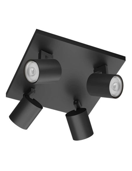 Regleta 4 Focos cabezales Orientables Techo/Pared RUNNER| LeonLeds