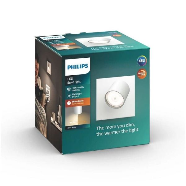 Foco LED ajustável branco STAR Fácil montagem ClickFix regulável | LeonLeds