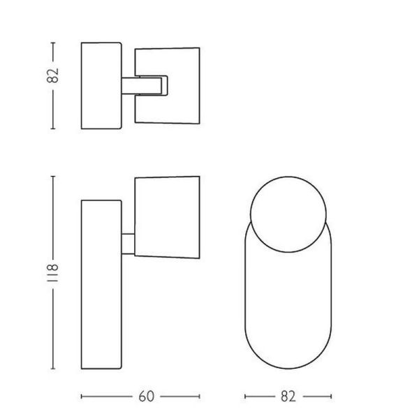 Spot LED Orientable STAR Blanc Montage Facile ClickFix Intensité Variable | LéonLeds