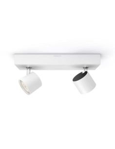 Regleta 2 Focos LED Orientables STAR Regulable IP20 Montaje Fácil | LeonLeds