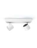 Regleta 2 Focos LED Orientables STAR Regulable IP20 Montaje Fácil | LeonLeds