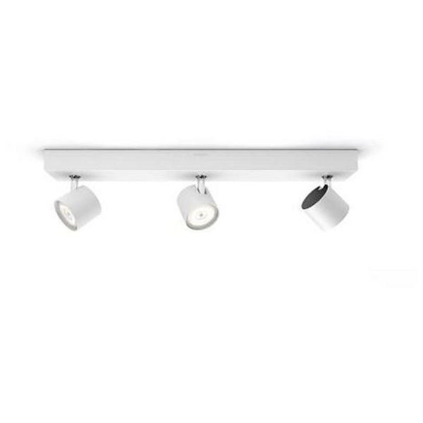 Regleta LED 3 Focos Regulables STAR Orientable IP20 Techo/Pared | LeonLeds