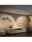 Regleta LED 3 Focos Regulables STAR Orientable IP20 Techo/Pared | LeonLeds