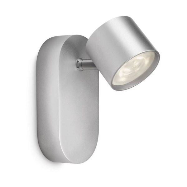 Spot de Plafond LED Orientable en Aluminium STAR Montage Facile ClickFix 1x6,5W IP20 Dimmable | LéonLeds