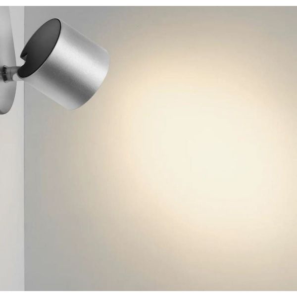 Foco de teto LED ajustável em alumínio STAR Fácil montagem ClickFix 1x6,5W IP20 regulável | LeonLeds