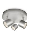 Regleta LED 3 Focos Regulables STAR Cabezal Orientable Techo/Pared | LeonLeds