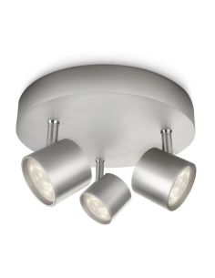Regleta LED 3 Focos Regulables STAR Cabezal Orientable Techo/Pared | LeonLeds