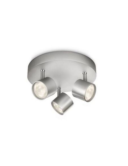 Regleta LED 3 Focos Regulables STAR Cabezal Orientable Techo/Pared | LeonLeds