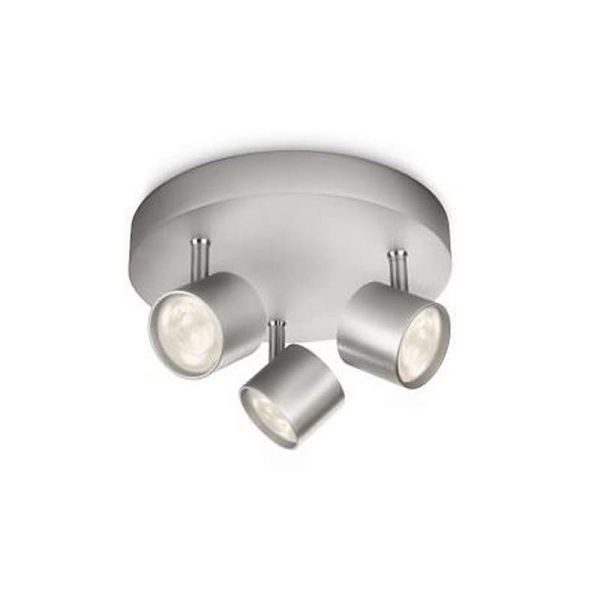 Regleta LED 3 Focos Regulables STAR Cabezal Orientable Techo/Pared | LeonLeds
