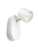Foco LED STAR Ajustável para Teto ou Parede Cor Branco 1x3W IP20 2700K | LeonLeds