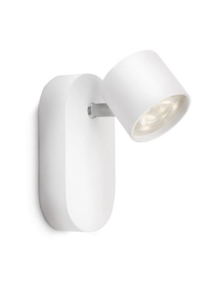 Foco LED Orientable para Techo o Pared STAR Color Blanco 1x3W IP20 2700K | LeonLeds