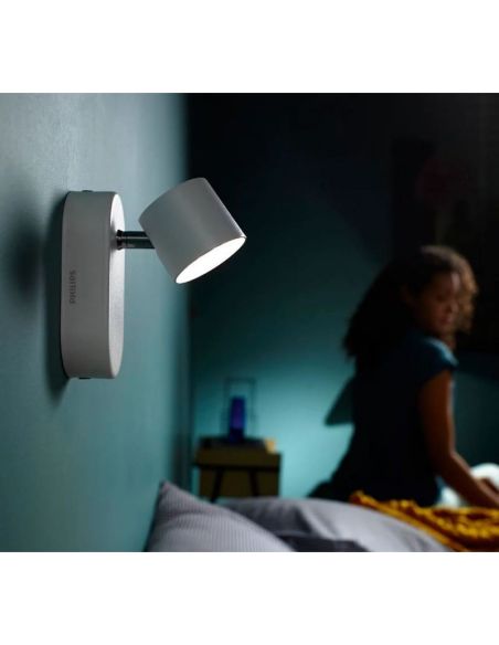 Foco LED Orientable para Techo o Pared STAR Color Blanco 1x3W IP20 2700K | LeonLeds
