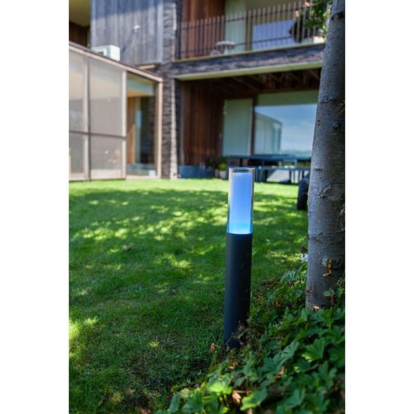 Baliza exterior LED DROPA con doble difusor (transparente y blanco opal) con luz 360º 2700-6500K + RGB IP44 -LUTEC Connect-