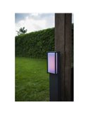 Columna LED QUBO para exterior con control por voz 2700-6500K + RGB 16W IP54 -LUTEC Connect-