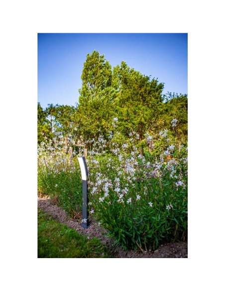 Balise LED extérieure courbée connectée KIRA 19W 2700K-6500K 2090Lm -LUTEC Connect-