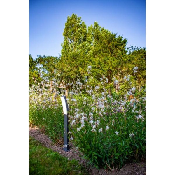 Balise LED extérieure courbée connectée KIRA 19W 2700K-6500K 2090Lm -LUTEC Connect-