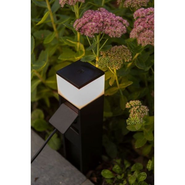 Baliza LED con enchufe MAINS con control por voz y Minutero 3000K Zócalo schuko -LUTEC Connect-