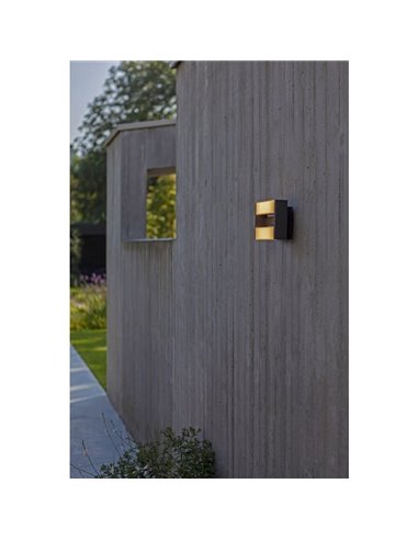 Aplique de pared exterior LED con 2 luminarias movibles CONROY 3000K 138º