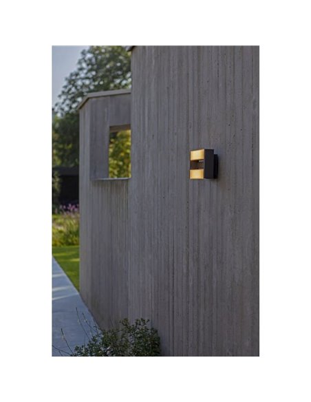 Aplique de pared exterior LED con 2 luminarias movibles CONROY 3000K 138º