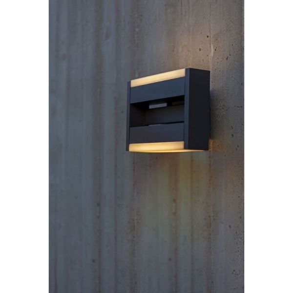 Aplique de pared exterior LED con 2 luminarias movibles CONROY 3000K 138º