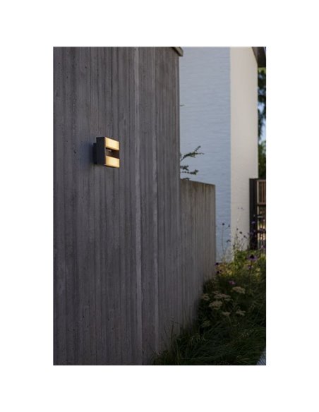 Aplique de pared exterior LED con 2 luminarias movibles CONROY 3000K 138º