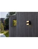 Aplique de pared exterior LED con 2 luminarias movibles CONROY 3000K 138º