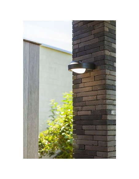 Applique d'extérieur LED avec tête rotative à 320º FELE 3000K 13,5W anthracite