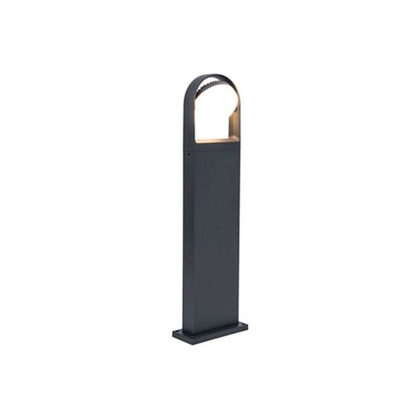 Columna LED de jardon FELE con cabezal giratorio de 320º 3000K antracita IP54