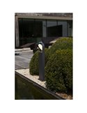 Columna LED de jardon FELE con cabezal giratorio de 320º 3000K antracita IP54