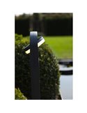 Columna LED de jardon FELE con cabezal giratorio de 320º 3000K antracita IP54