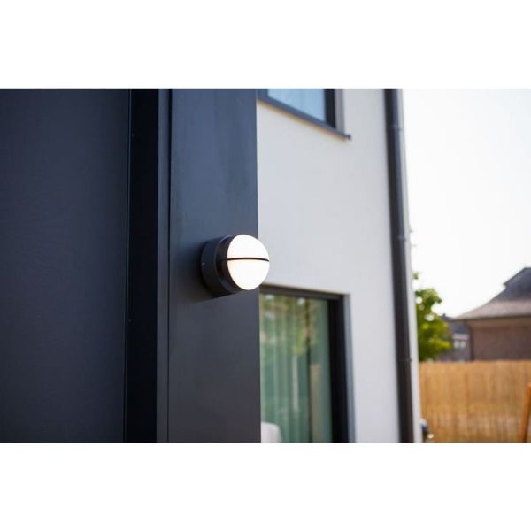 Aplique de pared LED exterior EKLIPS con cabezales giratorios 90º 3000K