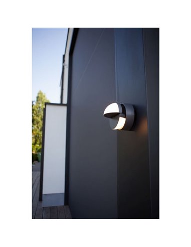 Aplique de pared LED exterior EKLIPS con cabezales giratorios 90º 3000K