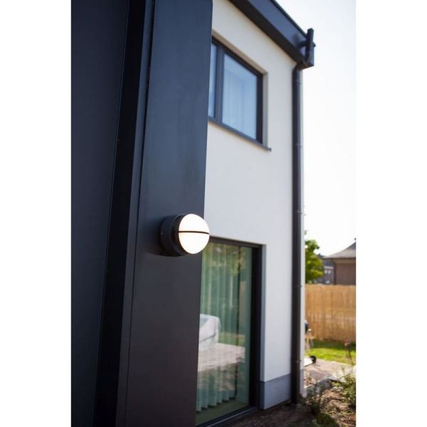 Aplique de pared LED exterior EKLIPS con cabezales giratorios 90º 3000K