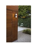 Aplique tubular LED exterior CYRA antracita con cabezales que rotan 350º 3000K