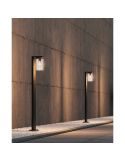 Poste para exterior Superficie ARDILA Sensor Oscuridad e Interruptor | LeonLeds