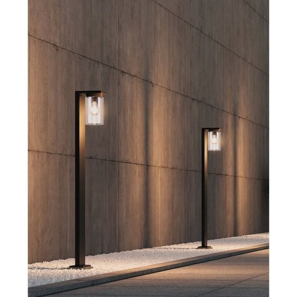 Poste para exterior Superficie ARDILA Sensor Oscuridad e Interruptor | LeonLeds