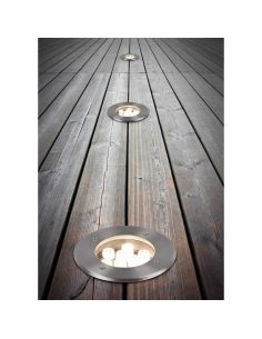 BELAJA Balise ronde à encastrer au sol LED pour jardin/extérieur | LéonLeds 2