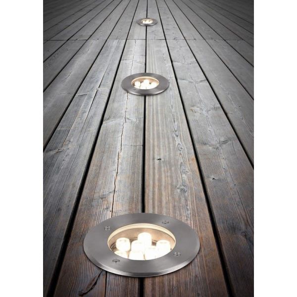 Baliza Redonda Empotrable de suelo LED BELAJA Jardin/Exterior | LeonLeds